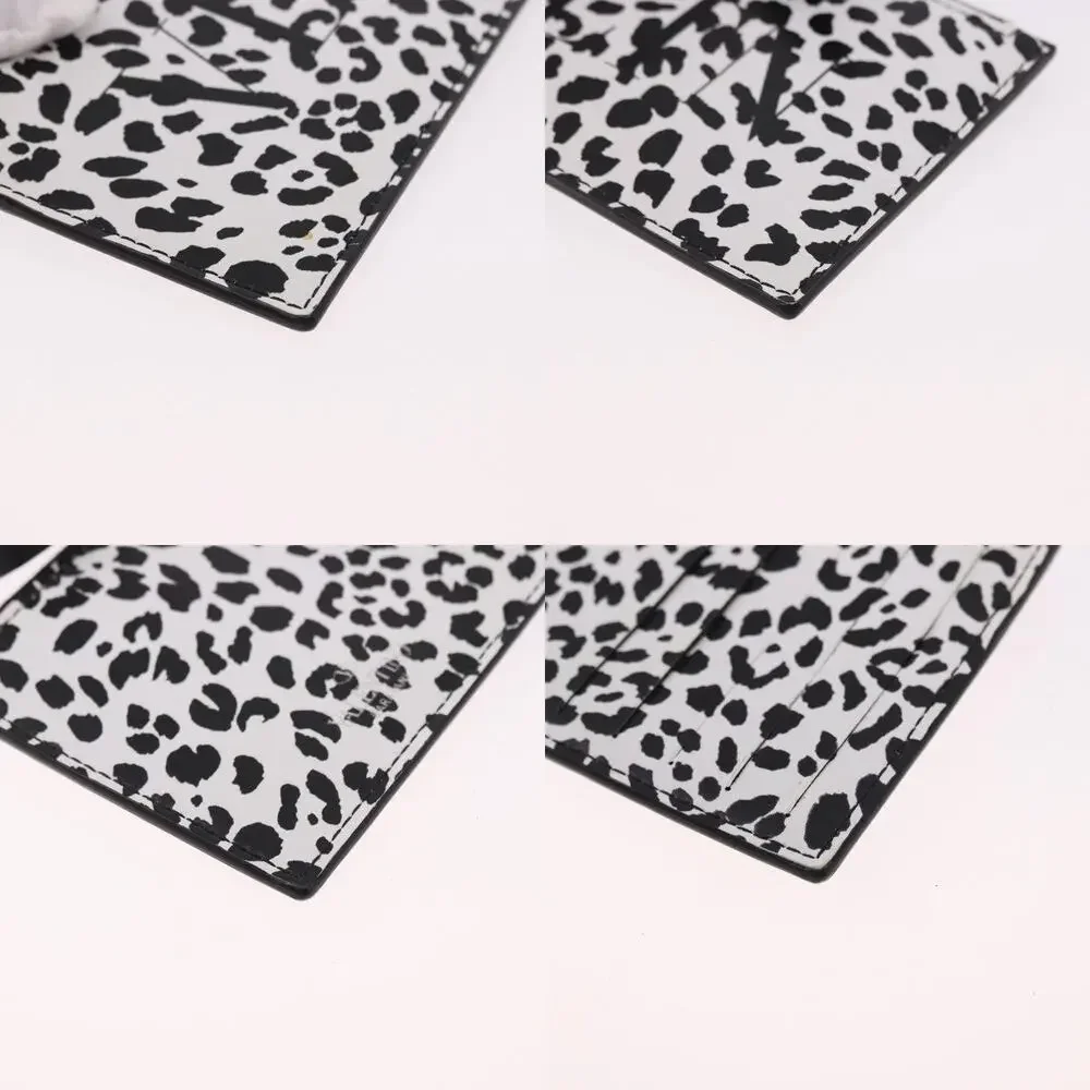 Valentino Leather Card Case White